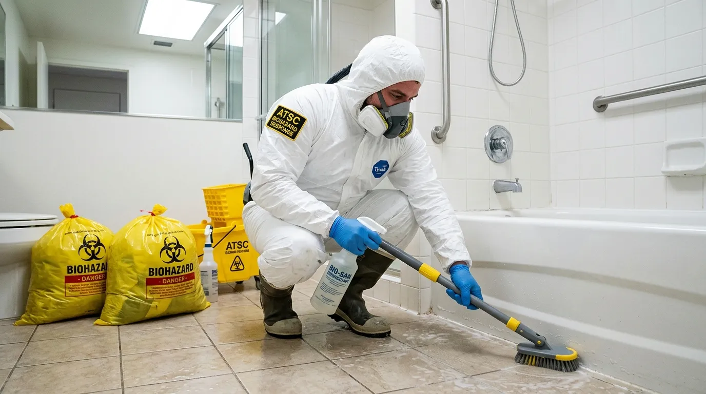 Decontamination equipment deployed for Blood Cleanup in Rockaway